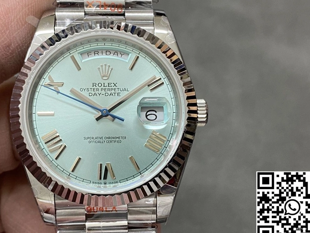 Factory 979 Blue Trendy v5 M228236-0012 Steel Rolex Tungsten Day QF Date Dial 0713